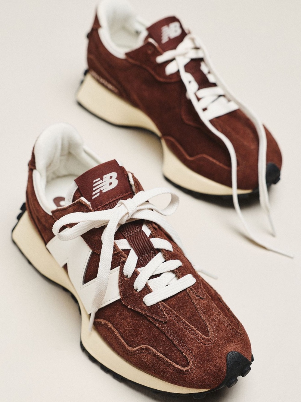 🤎🧴 NEW BALANCE 327 BROWN CREAM 🤎🧴